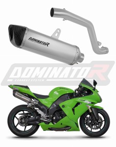 Kawasaki ZX10R 2006 - 2007 Right Side Avgas Ljuddämpare Titan HP6 + dB killer