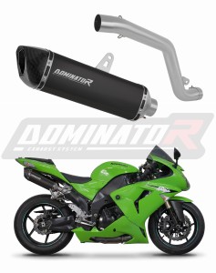 Kawasaki ZX10R 2006 - 2007 Right Side Avgas Ljuddämpare HP6 SVART + dB killer
