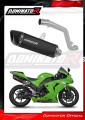 Kawasaki ZX10R 2006 - 2007 Right Side Motorcycle Muffler Auspuff Sportauspuff Silencer Echappement Silencieux Scarico Scarichi Escape Wydech Tłumik HP6 BLACK Dominator Exhaust System
