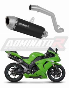 Kawasaki ZX10R 2006 - 2007 Right Side Avgas Ljuddämpare S6 SVART + dB killer