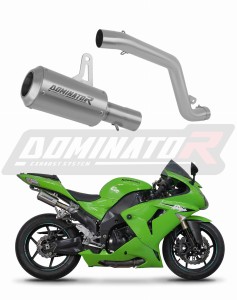 Kawasaki ZX10R 2006 - 2007 Right Side Avgas Ljuddämpare GPS + dB killer