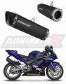 CBR 954 RR FIREBLADE EXHAUST Honda Muffler Auspuff Sportauspuff Silencer Echappement Silencieux Scarico Scarichi Escape Wydech Tłumik Carbon End Cap HP6 BLACK 2002 - 2003 Dominator x