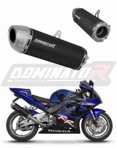 Honda CBR 954 2002 - 2003 Avgas Ljuddämpare S6 SVART + dB killer