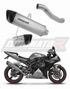 Yamaha YZF R1 1000 RN09 2002 - 2003 EU-godkänd Avgas Ljuddämpare Titan HP6