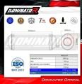 Honda NSS 125 FORZA 2017 - 2020 Full System Muffler Auspuff Sportauspuff Silencer Echappement Silencieux Scarico Scarichi Escape Wydech Tłumik OV G2 BLACK DOMINATOR 4