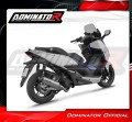 kompletny układ wydechowy z tłumikiem DOMINATOR Full System Tytanowy HP8 pasujący do motocykla Honda NSS 125 FORZA 2017 - 2020 4