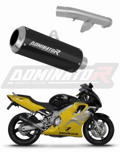 Honda CBR 600 F4 1999 - 2000 Avgas Ljuddämpare GP SVART + dB killer