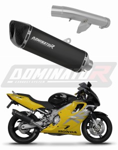 Honda CBR 600 F4 1999 - 2000 Avgas Ljuddämpare HP6 SVART + dB killer