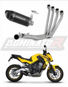 Honda CB 650 F 2014 - 2018 Komplett avgassystem LjuddämpareHP8 SVART + dB killer