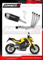 Honda CB 650F 2014 - 2018 Full  Exhaust System Muffler Auspuff Sportauspuff Silencer Echappement Silencieux Scarico Scarichi Escape Collector Manifold Wydech Tłumik S6 BLACK DOMINATOR EXHAUST SYSTEM