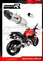 MONSTER 696 EXHAUST Ducati Muffler Auspuff Sportauspuff Silencer Echappement Silencieux Scarico Scarichi Escape Wydech Tłumik Carbon Tip HP1 2008 - 2014 Dominator 