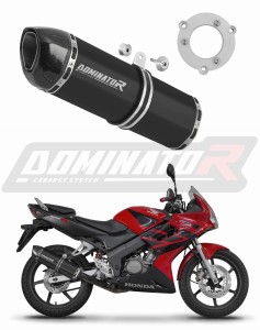 Honda CBR 125 2004 - 2010 Avgas Ljuddämpare HP1 SVART + dB killer