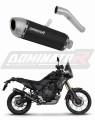 Yamaha Tenere 700 2021 - 2024 EXHAUST Muffler Auspuff Sportauspuff Silencer Echappement Silencieux Scarico Scarichi Escape S6 BLACK Dominator  x