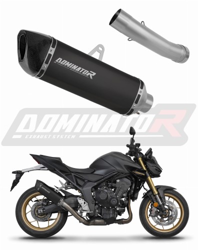 exhaust muffler DOMINATOR HP6 BLACK fits the motorcycle Honda CB 1000 Hornet / SP 2025