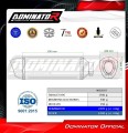 exhaust muffler DOMINATOR HP6 BLACK fits the motorcycle Honda CB 1000 Hornet / SP 2025  6