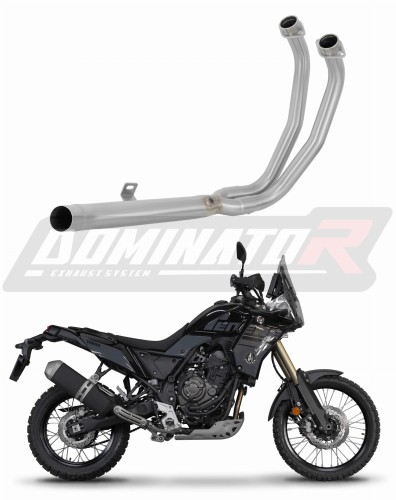 YAMAHA Tenere700 EURO 5 2021 -2022 Exhaust Cat Eliminator Catalyst Catalytic Converter Linkpipe Decat Downpipe  Headers Head Pipe Down Pipe Collector Manifold  DOMINATOR x