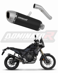 Yamaha Tenere 700 2025 - 2026 Avgas Ljuddämpare S6 SVART + dB killer