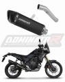 exhaust muffler DOMINATOR HP6 BLACK fits the motorcycle Yamaha Tenere 700 2019   2020