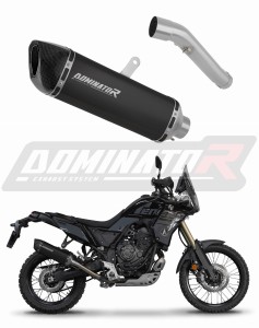 Yamaha Tenere 700 2019 - 2020 Avgas Ljuddämpare HP6 SVART + dB killer