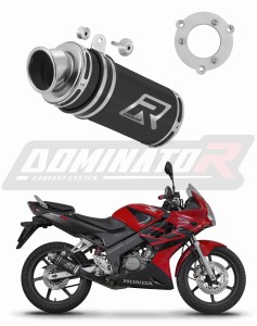 Honda CBR 125 2004 - 2010 Avgas Ljuddämpare GP1 SVART + dB killer