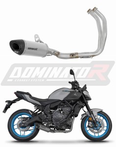 Yamaha MT 07 2025 Komplett avgassystem Ljuddämpare Titan HP8 + dB killer