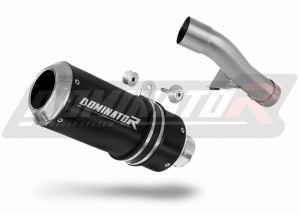 Honda CBF 600 2004 - 2007 Avgas Ljuddämpare GP SVART + dB killer