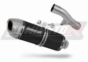 Honda CBF 600 2004 - 2007 Avgas Ljuddämpare S6 SVART + dB killer