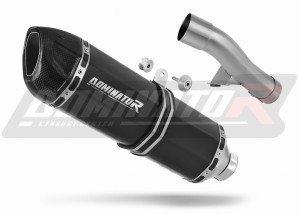 Honda CBF 600 2004 - 2007 Avgas Ljuddämpare HP1 SVART + dB killer