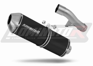 Honda CBF 600 2004 - 2007 Avgas Ljuddämpare OVR SVART + dB killer