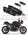 wydech tłumik DOMINATOR HP8 CZARNY pasujący do motocykla Triumph Speed Triple 1050 2011 - 2016