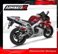 exhaust muffler DOMINATOR GP BLACK fits the motorcycle Yamaha YZF R1 1000 RN01 1998   1999 4