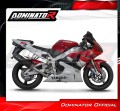 wydech tłumik DOMINATOR Homologowany HP6 CZARNY pasujący do motocykla Yamaha YZF R1 1000 RN04 2000 - 2001 5