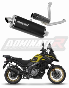 Suzuki DL 650 V-Strom 2017 - 2025 Avgas Ljuddämpare P7 SVART + dB killer