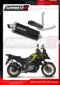 exhaust muffler DOMINATOR P7 BLACK fits the motorcycle Suzuki DL 650 V Strom 2017   2025 2