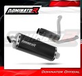 exhaust muffler DOMINATOR P7 BLACK fits the motorcycle Suzuki DL 650 V Strom 2017   2025 3