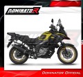 exhaust muffler DOMINATOR P7 BLACK fits the motorcycle Suzuki DL 650 V Strom 2017   2025 5