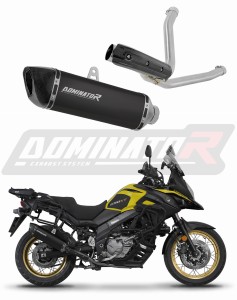 Suzuki DL 650 V-Strom 2017 - 2025 Avgas Ljuddämpare HP6 SVART + dB killer