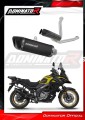 Suzuki DL 650 V-Strom 2017 - 2025 EXHAUST Muffler Auspuff Sportauspuff Silencer Echappement Silencieux Scarico Scarichi Escape Wydech Tłumik HP6 BLACK Dominator Exhaust System