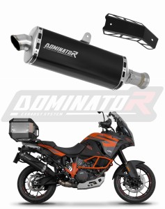 KTM 1290 SUPER Adventure S / R 2015 - 2020 Avgas Ljuddämpare P7 SVART + dB killer
