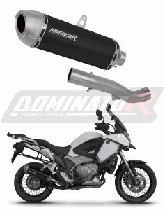 Honda VFR 1200X Crosstourer 2012 - 2020 Avgas Ljuddämpare S6 SVART + dB killer