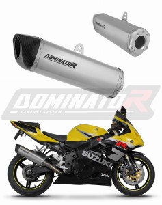 Suzuki GSXR 1000 K1 - K4 2001 - 2004 Avgas Ljuddämpare Titan HP6 + dB killer