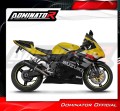 Suzuki GSXR 600 K1 K5 2001 2005 Motorcycle Muffler Auspuff Sportauspuff Silencer Echappement Silencieux Scarico Scarichi Escape Wydech Tłumik GP Black Dominator Exhaust System 3