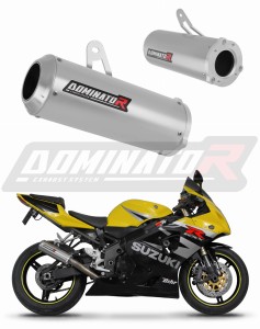 Suzuki GSXR 600 K1-K5 2001 - 2005 Avgas Ljuddämpare GP + dB killer