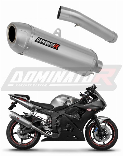 exhaust muffler DOMINATOR S6 fits the motorcycle Yamaha YZF R6 2003   2005 6