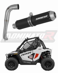 Polaris RZR 200 2022 - 2025 Avgas Ljuddämpare MX SVART + dB killer