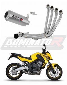 Honda CB 650 F 2014 - 2018 Komplett avgassystem Ljuddämpare GP + dB killer