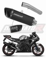Yamaha YZF R6 2003 2005 Motorcycle Muffler Auspuff Sportauspuff Silencer Echappement Silencieux Scarico Scarichi Escape Wydech Tłumik EU Approved HP6 BLACK Dominator Exhaust System x