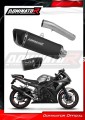 exhaust muffler DOMINATOR homologated road legal HP6 BLACK fits to Yamaha YZF R6 2003  2007 6