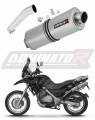exhaust muffler DOMINATOR oval fits the motorcycle BMW F650GS 2004   2007