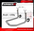 Stojak Podnośnik Motocyklowy Stal Nierdzewna Motorcycle Stand Lift Stainless Steel Cavalletto Sollevatore posteriore per moto Caballete Elevador para motocicleta Béquille élévateur arrière de moto Edelstahl-Hinterradständer/-Hebebühne 4